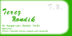 terez mondik business card